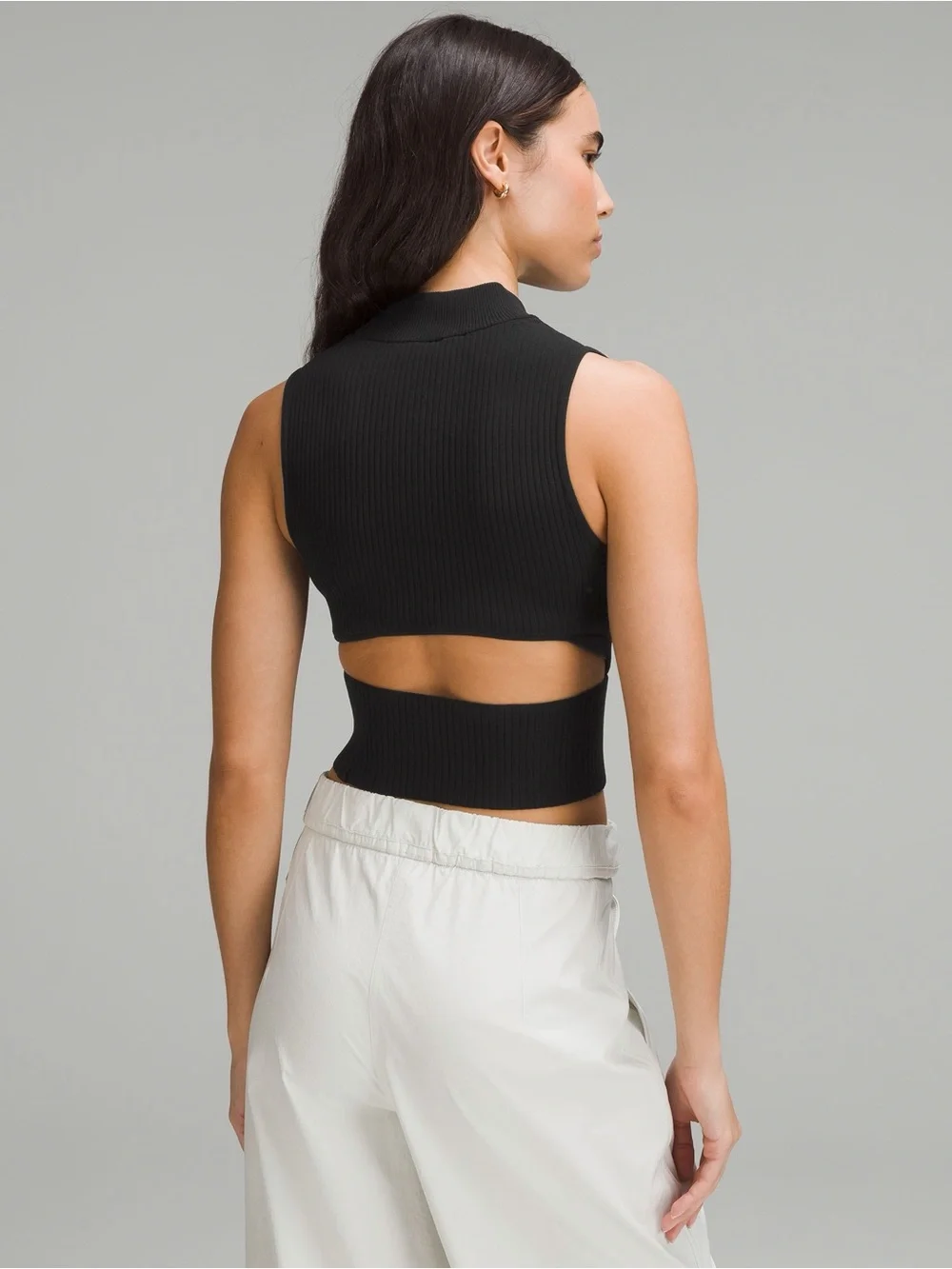 Lululemon Open Back Half-Zip Sweater
